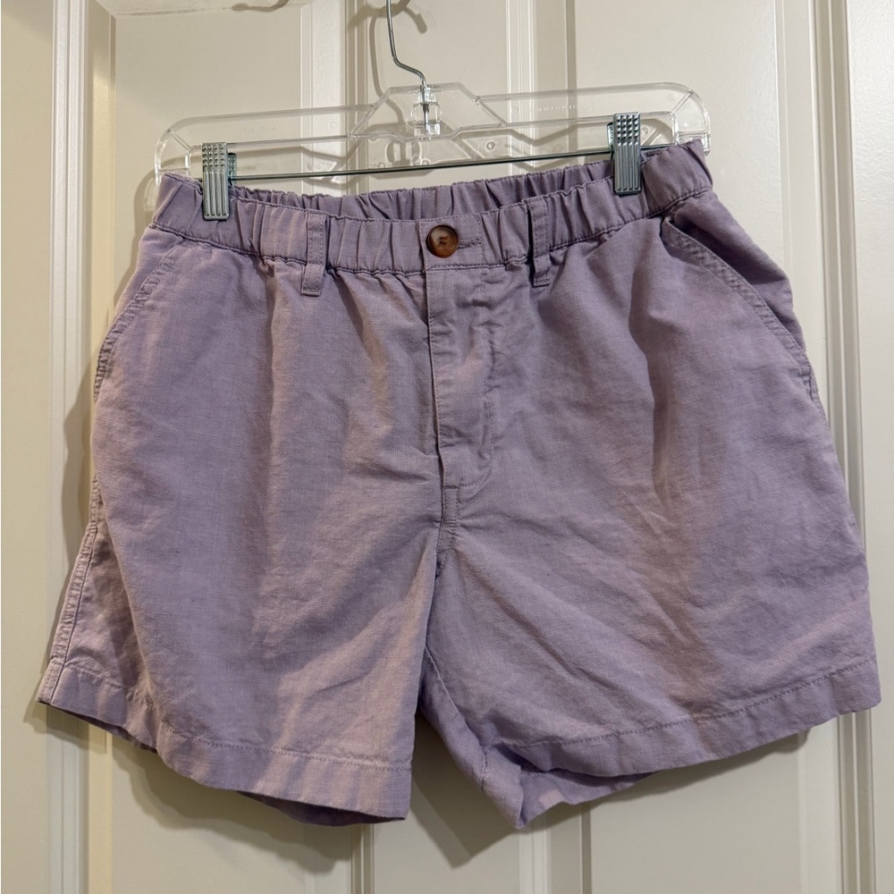 Chubbies light purple %100 cotton shorts